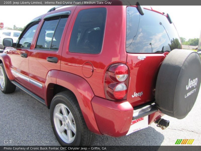 Inferno Red Crystal Pearl / Medium Slate Gray 2005 Jeep Liberty Limited