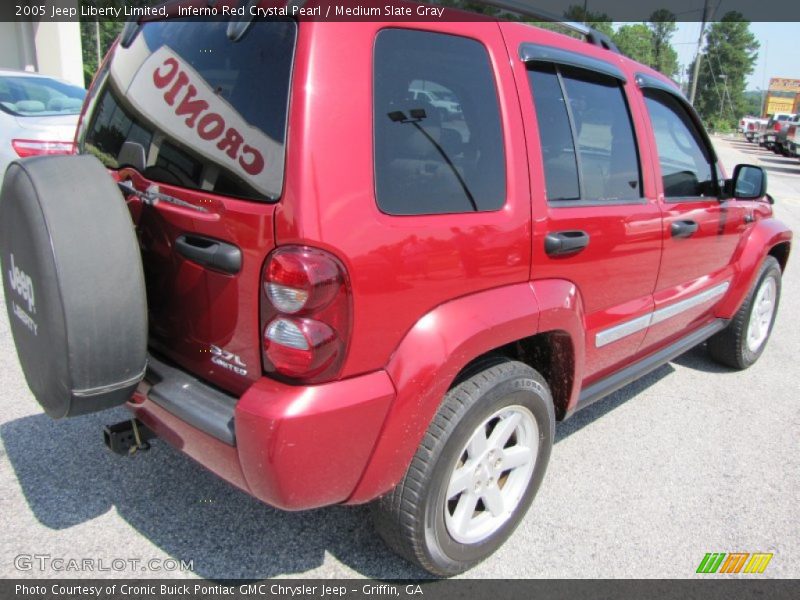 Inferno Red Crystal Pearl / Medium Slate Gray 2005 Jeep Liberty Limited