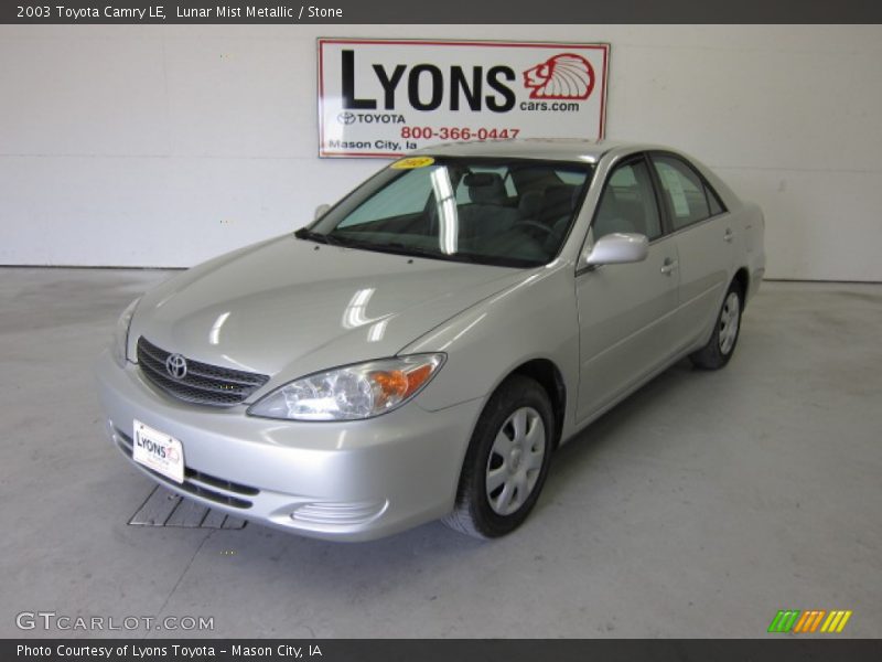 Lunar Mist Metallic / Stone 2003 Toyota Camry LE