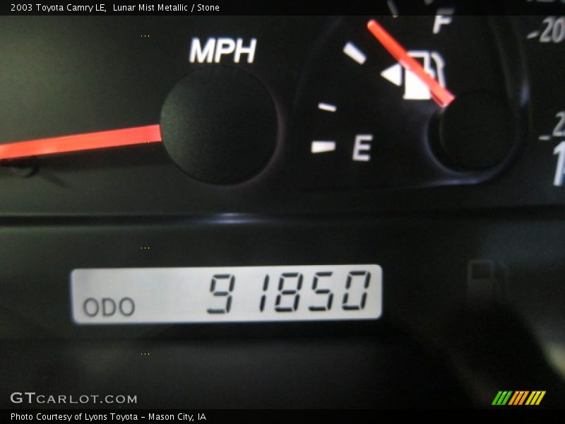 Lunar Mist Metallic / Stone 2003 Toyota Camry LE