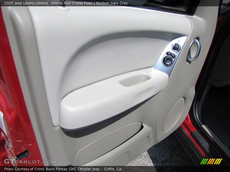 Inferno Red Crystal Pearl / Medium Slate Gray 2005 Jeep Liberty Limited