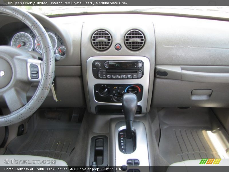 Inferno Red Crystal Pearl / Medium Slate Gray 2005 Jeep Liberty Limited