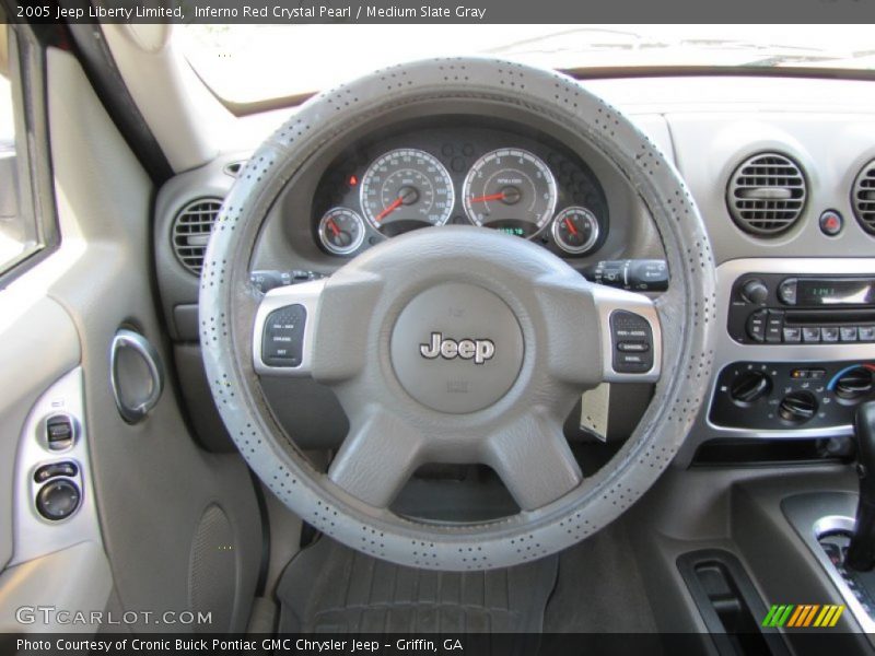 Inferno Red Crystal Pearl / Medium Slate Gray 2005 Jeep Liberty Limited
