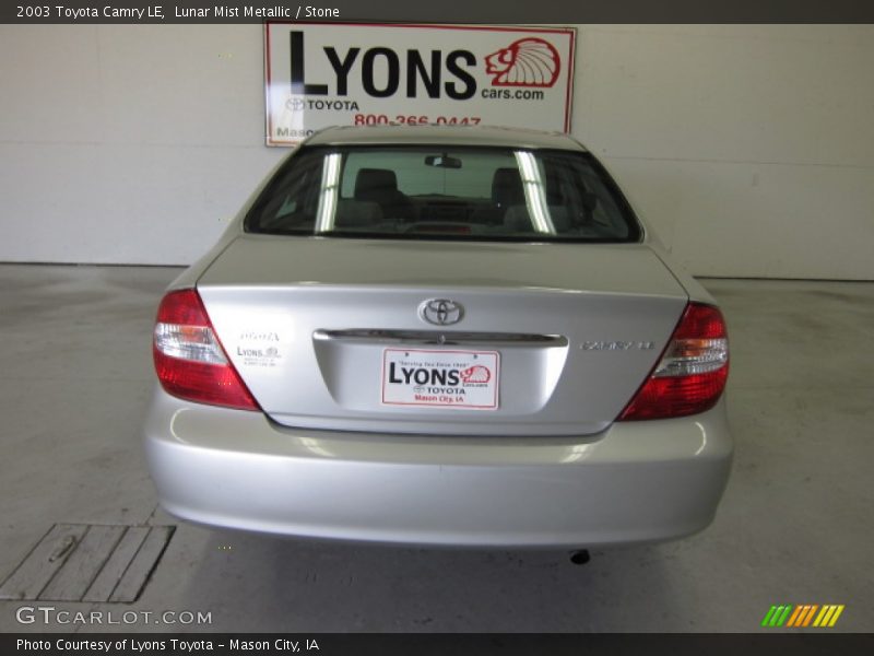 Lunar Mist Metallic / Stone 2003 Toyota Camry LE