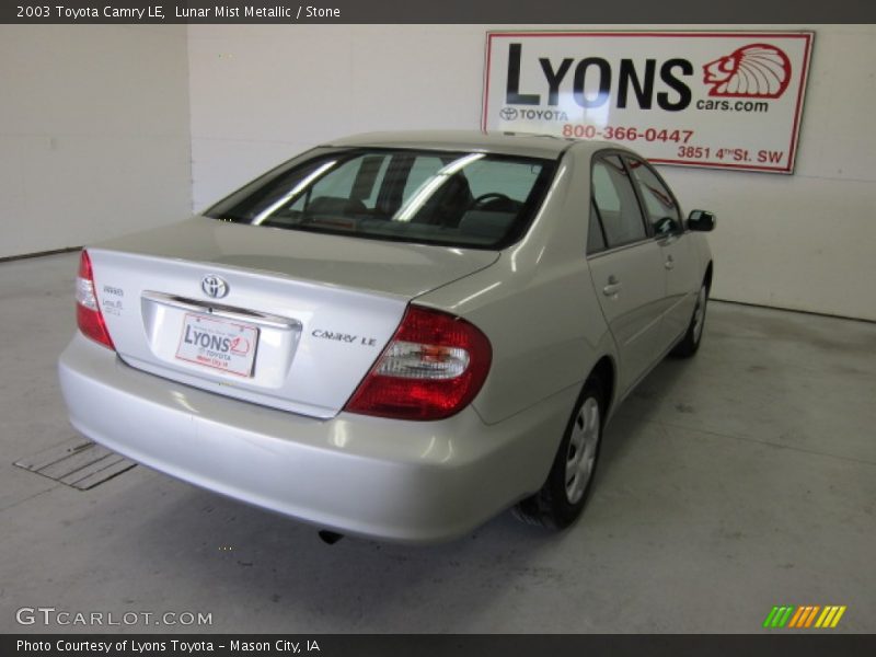 Lunar Mist Metallic / Stone 2003 Toyota Camry LE
