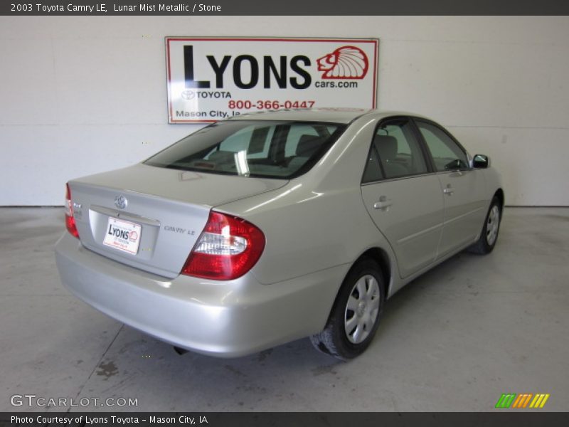 Lunar Mist Metallic / Stone 2003 Toyota Camry LE