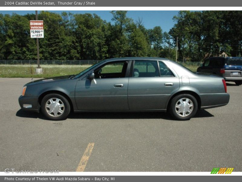 Thunder Gray / Shale 2004 Cadillac DeVille Sedan