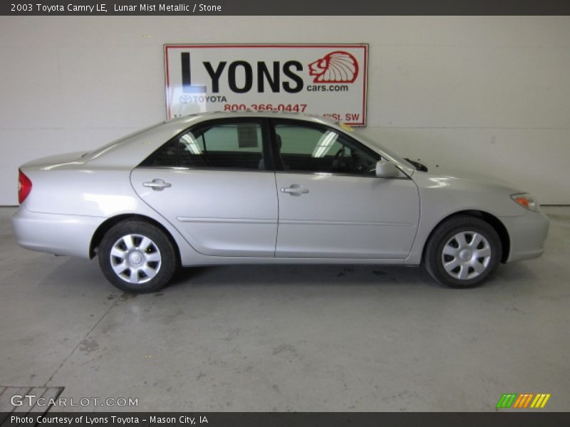 Lunar Mist Metallic / Stone 2003 Toyota Camry LE