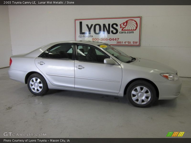 Lunar Mist Metallic / Stone 2003 Toyota Camry LE