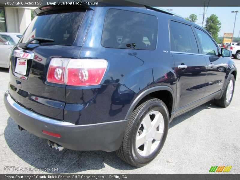 Deep Blue Metallic / Titanium 2007 GMC Acadia SLT