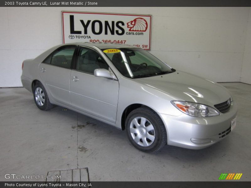 Lunar Mist Metallic / Stone 2003 Toyota Camry LE