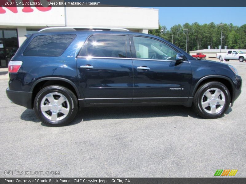 Deep Blue Metallic / Titanium 2007 GMC Acadia SLT