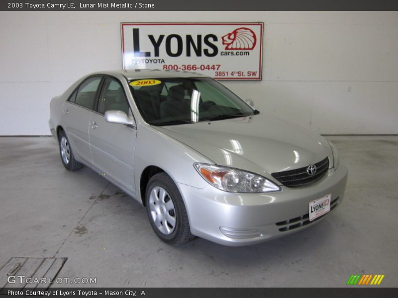 Lunar Mist Metallic / Stone 2003 Toyota Camry LE