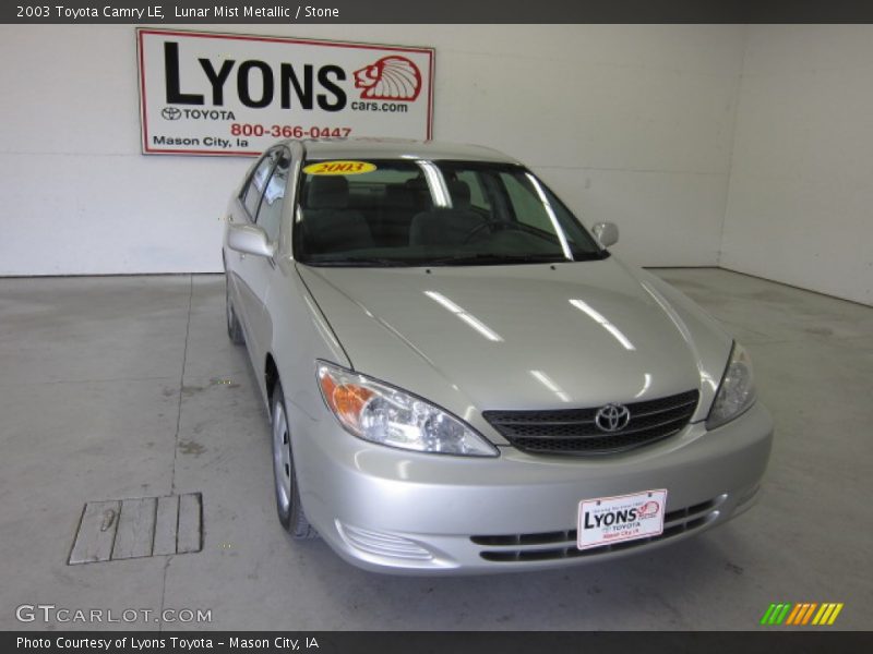 Lunar Mist Metallic / Stone 2003 Toyota Camry LE