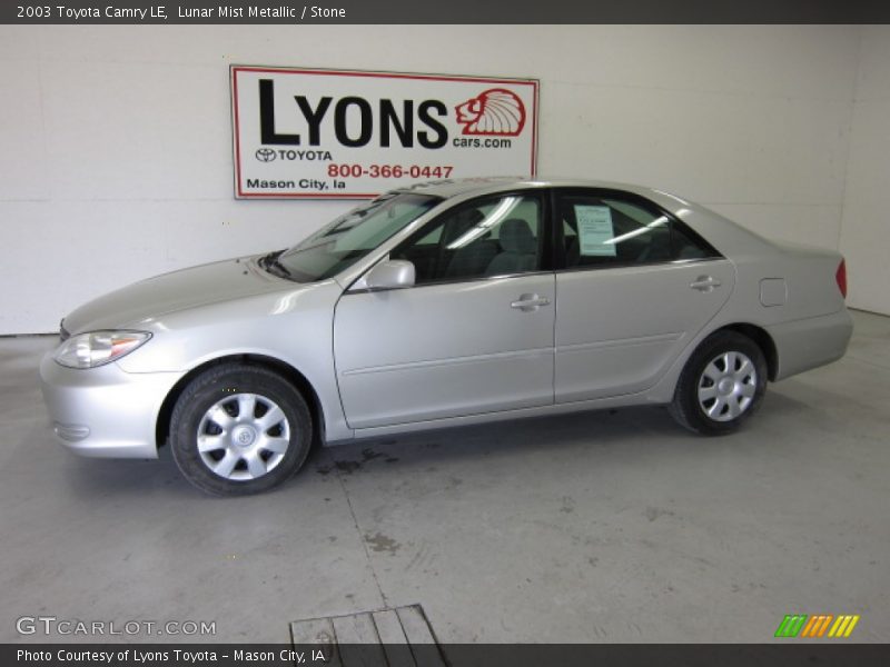 Lunar Mist Metallic / Stone 2003 Toyota Camry LE
