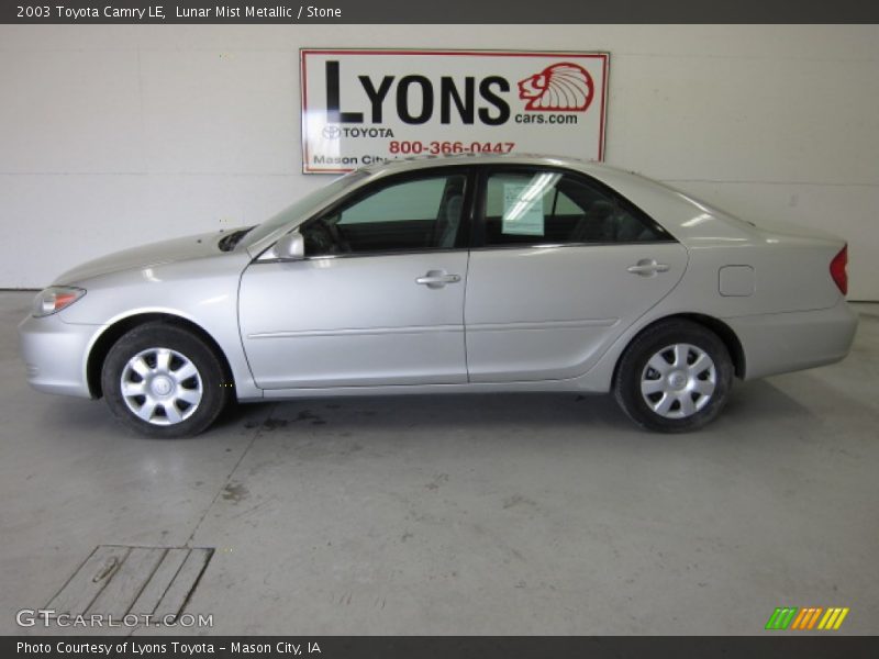 Lunar Mist Metallic / Stone 2003 Toyota Camry LE