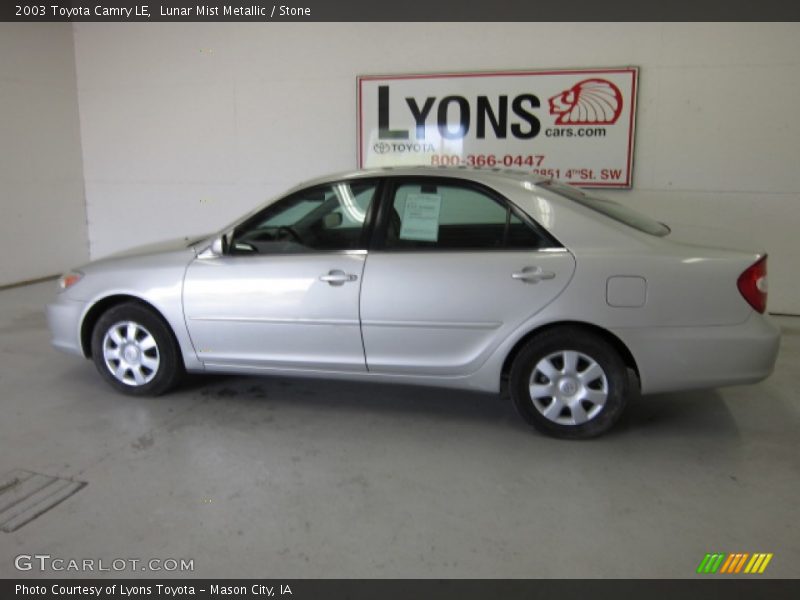 Lunar Mist Metallic / Stone 2003 Toyota Camry LE