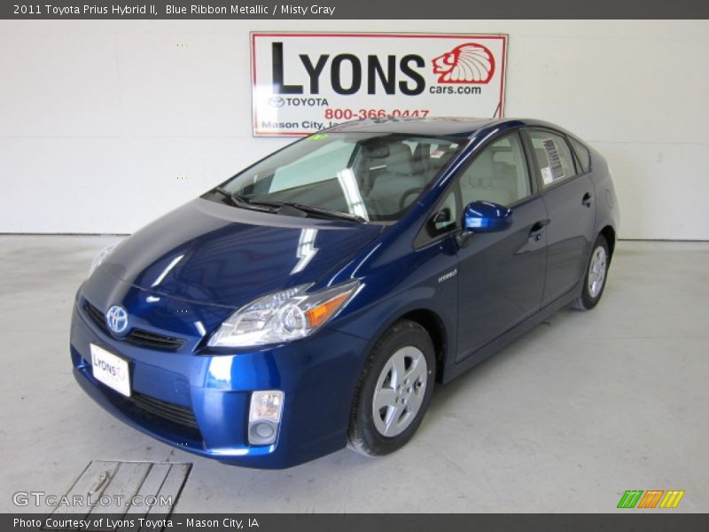 Blue Ribbon Metallic / Misty Gray 2011 Toyota Prius Hybrid II