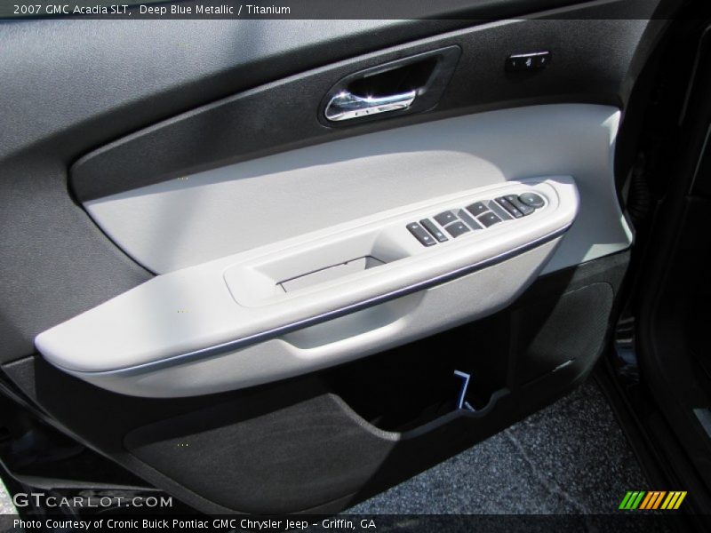 Deep Blue Metallic / Titanium 2007 GMC Acadia SLT