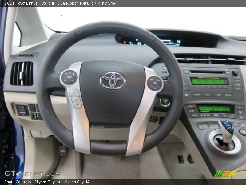 Blue Ribbon Metallic / Misty Gray 2011 Toyota Prius Hybrid II