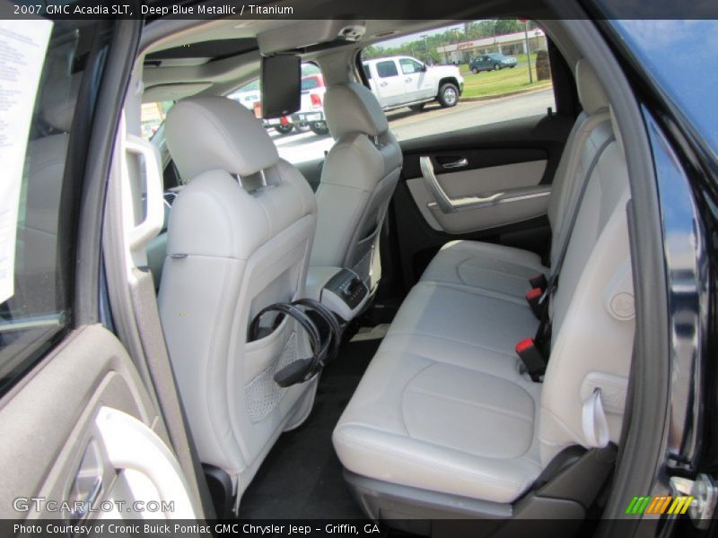 Deep Blue Metallic / Titanium 2007 GMC Acadia SLT