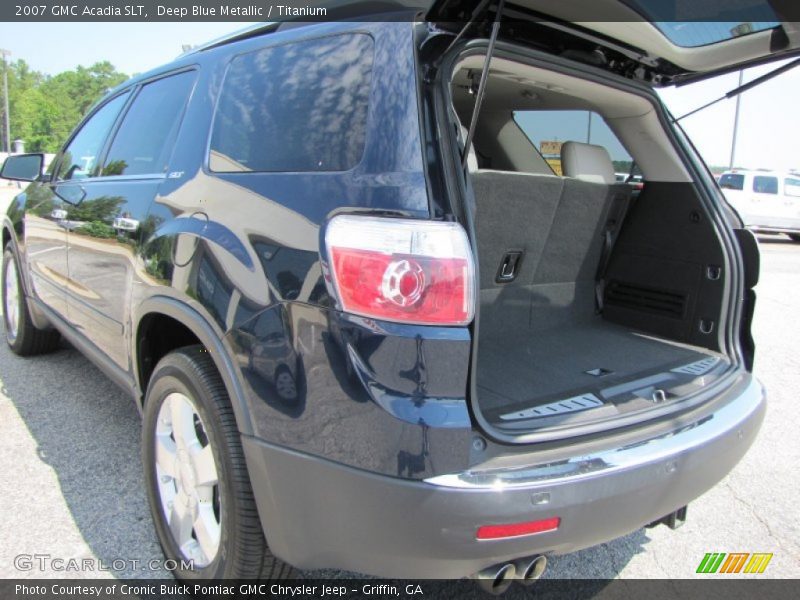 Deep Blue Metallic / Titanium 2007 GMC Acadia SLT