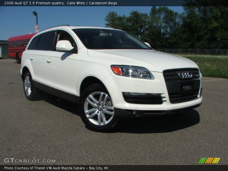 Calla White / Cardamom Beige 2008 Audi Q7 3.6 Premium quattro