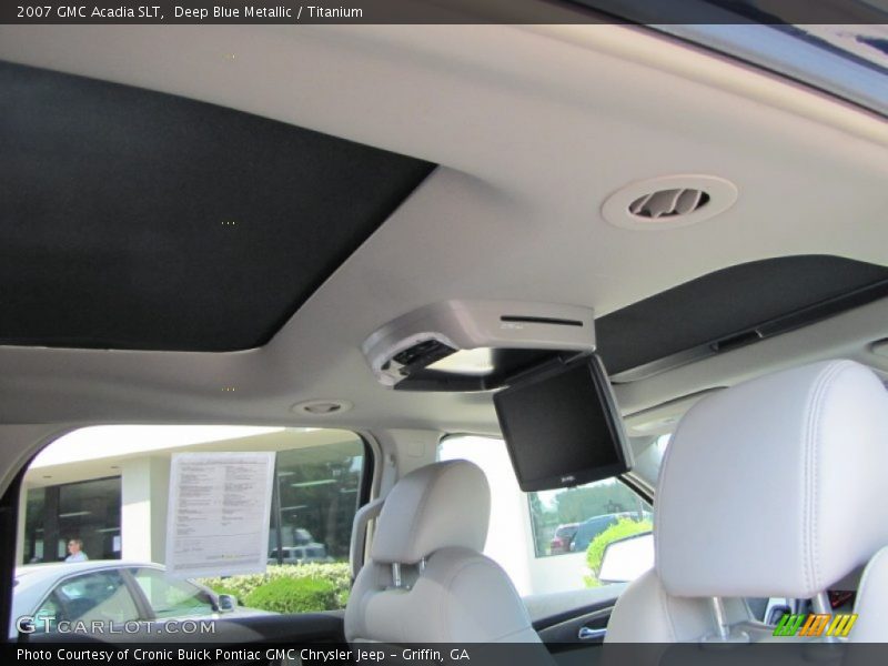 Deep Blue Metallic / Titanium 2007 GMC Acadia SLT