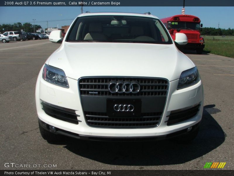 Calla White / Cardamom Beige 2008 Audi Q7 3.6 Premium quattro