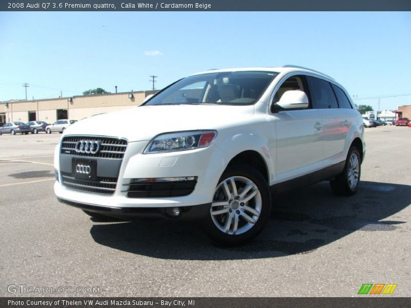 Calla White / Cardamom Beige 2008 Audi Q7 3.6 Premium quattro