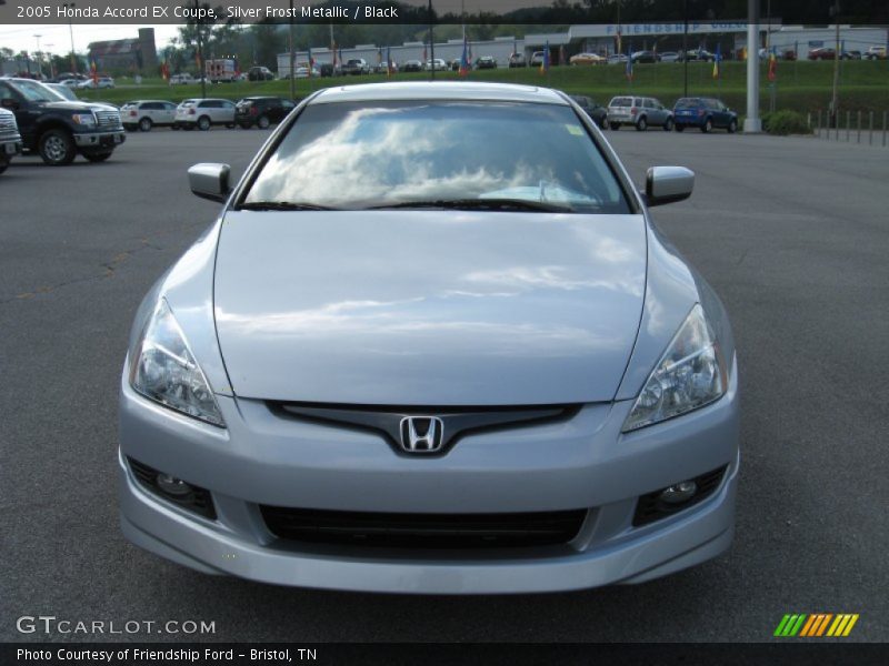 Silver Frost Metallic / Black 2005 Honda Accord EX Coupe