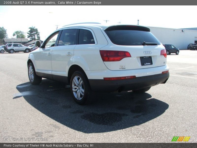 Calla White / Cardamom Beige 2008 Audi Q7 3.6 Premium quattro