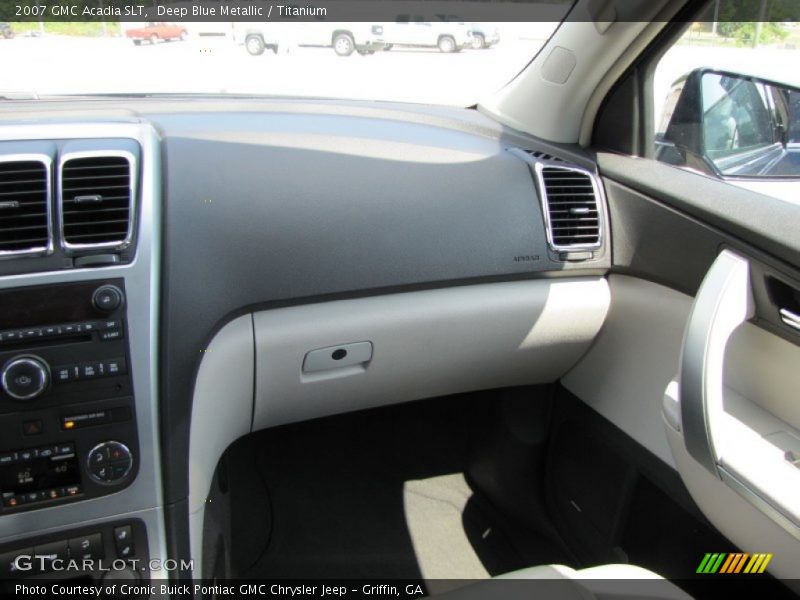 Deep Blue Metallic / Titanium 2007 GMC Acadia SLT