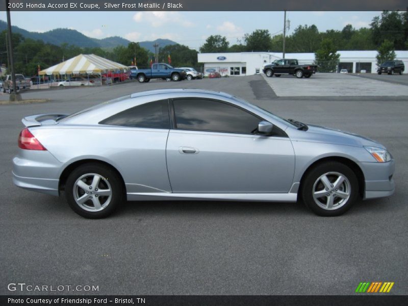 Silver Frost Metallic / Black 2005 Honda Accord EX Coupe