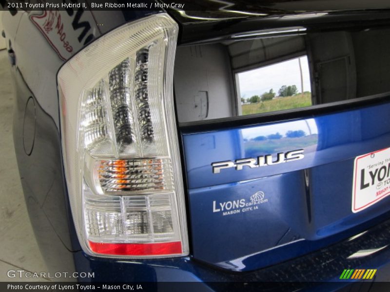 Blue Ribbon Metallic / Misty Gray 2011 Toyota Prius Hybrid II