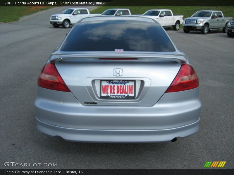 Silver Frost Metallic / Black 2005 Honda Accord EX Coupe