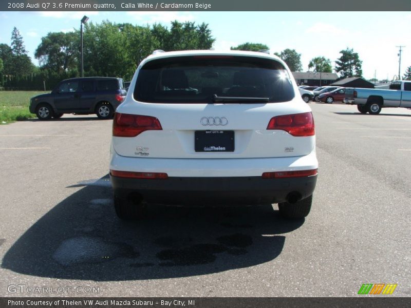 Calla White / Cardamom Beige 2008 Audi Q7 3.6 Premium quattro