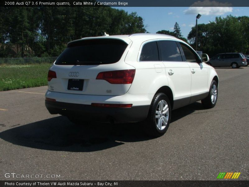 Calla White / Cardamom Beige 2008 Audi Q7 3.6 Premium quattro