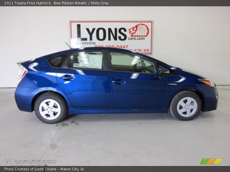 Blue Ribbon Metallic / Misty Gray 2011 Toyota Prius Hybrid II