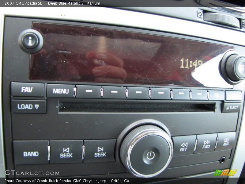 Deep Blue Metallic / Titanium 2007 GMC Acadia SLT