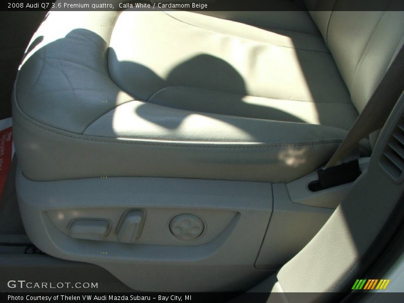 Calla White / Cardamom Beige 2008 Audi Q7 3.6 Premium quattro