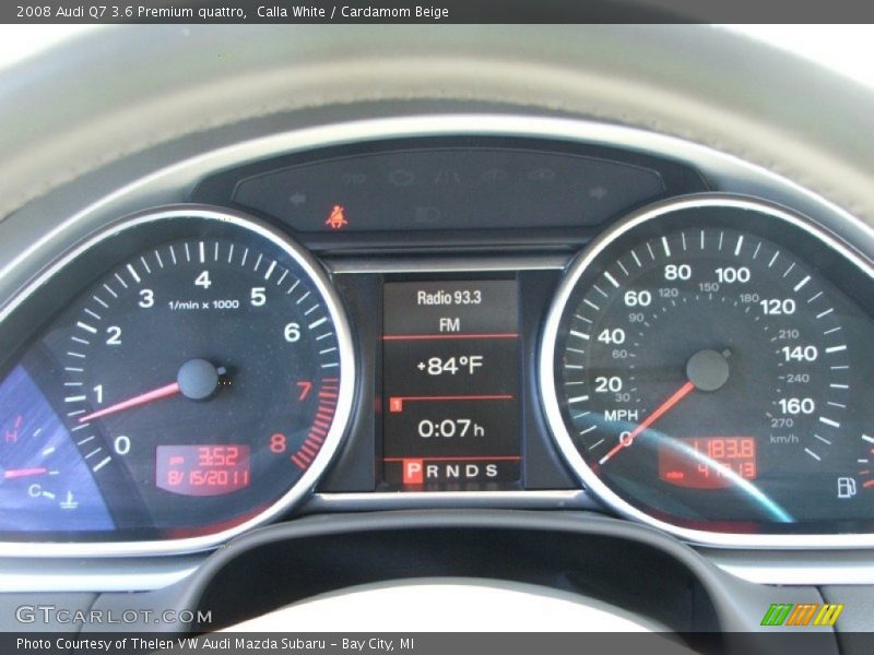 Calla White / Cardamom Beige 2008 Audi Q7 3.6 Premium quattro