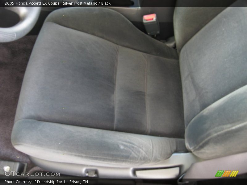 Silver Frost Metallic / Black 2005 Honda Accord EX Coupe