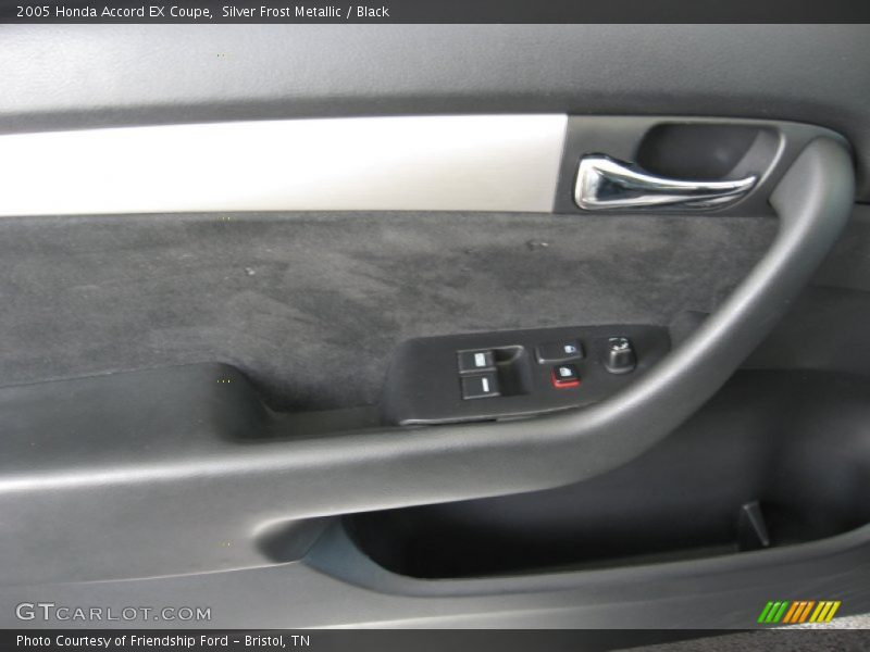 Silver Frost Metallic / Black 2005 Honda Accord EX Coupe