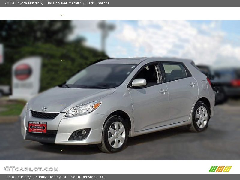 Classic Silver Metallic / Dark Charcoal 2009 Toyota Matrix S
