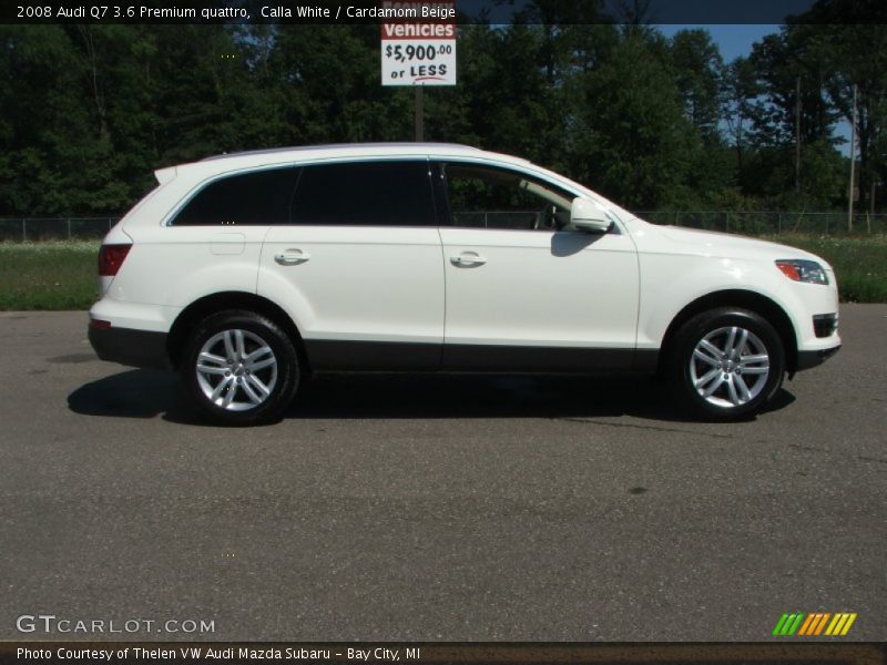 Calla White / Cardamom Beige 2008 Audi Q7 3.6 Premium quattro