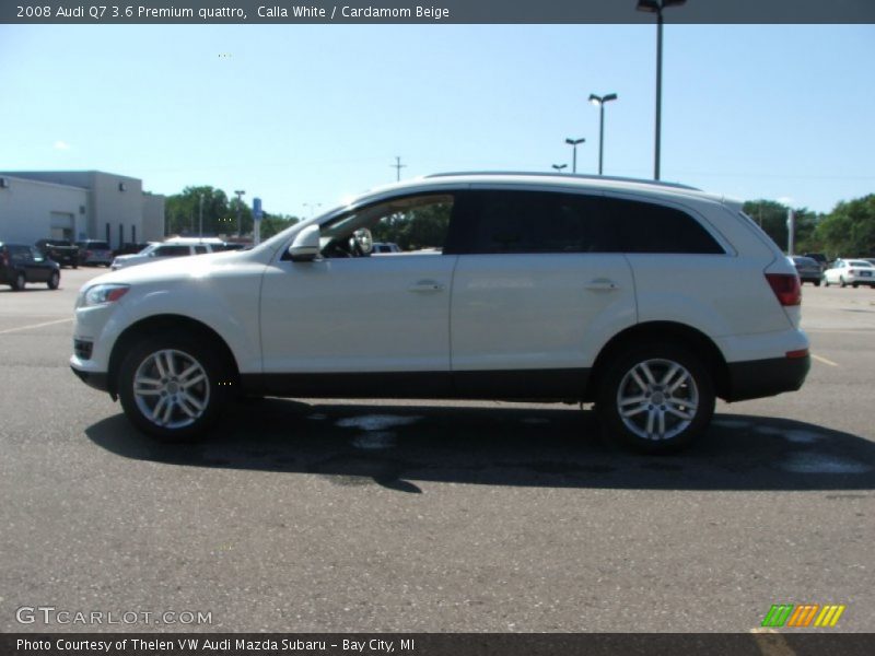 Calla White / Cardamom Beige 2008 Audi Q7 3.6 Premium quattro