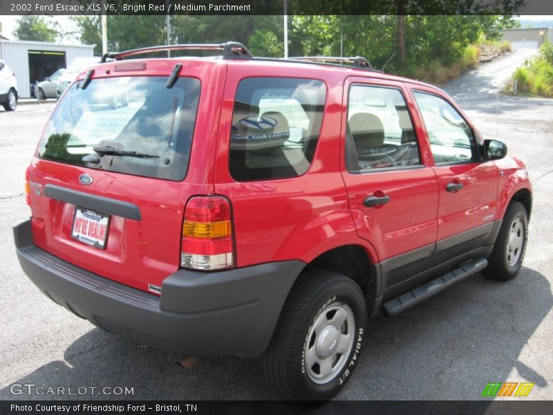 Bright Red / Medium Parchment 2002 Ford Escape XLS V6