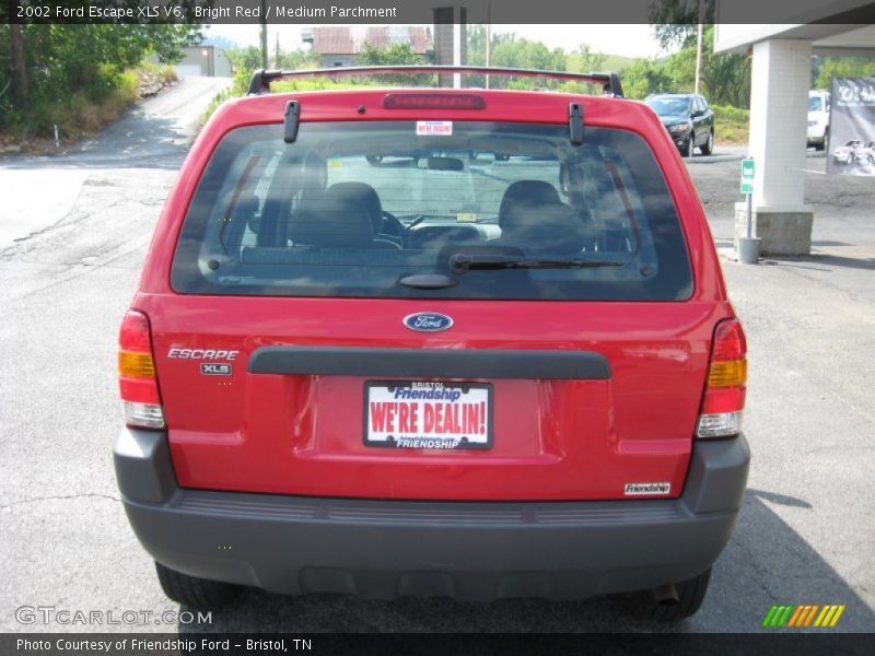 Bright Red / Medium Parchment 2002 Ford Escape XLS V6