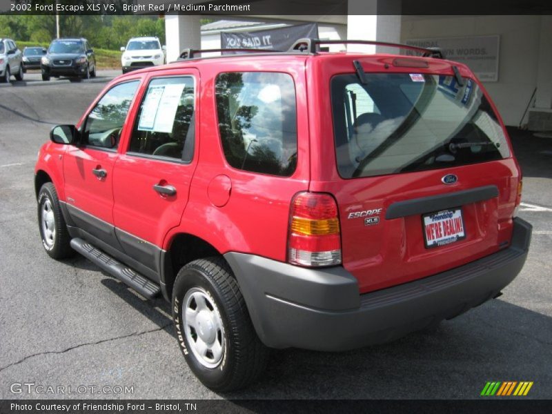 Bright Red / Medium Parchment 2002 Ford Escape XLS V6